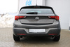 FOX Edelstahl Duplex Sportauspuff Opel Astra K 1.6 Turbo je 100mm rund doppelwandig abgeschrägt