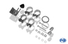 FOX Edelstahl Duplex Racing-Auspuffanlage ab Kat Toyota Corolla E12 1.8 TS Compressor je 2x80mm rund eingerollt - Abb. 4