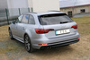FOX Edelstahl Sportauspuff Audi A4 B9 8W 3.0 TDI Limousine/Avant 2x80mm rund doppelwandig abgeschrägt - Abb. 2