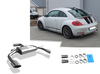 Fox Edelstahl Duplex Sportauspuff VW Beetle Typ 5C 1.2l TSI (Mod. mit Starrachse) je 115x85mm oval eingerollt seitlich abgeschrägt