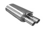 FOX Edelstahl Sportauspuff Audi 100, A6 Typ C4 quattro 2.6l 2.8l 2x70mm rund eingerollt abgeschrägt - Abb. 3
