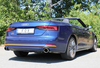 FOX Edelstahl Duplex Sportauspuff-Komplettanlage ab VSD Audi A5 B9 F5 2.0 TFSI Quattro je 100mm rund eingerollt abgeschrägt - Abb. 2