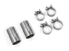 FOX Edelstahl Adapter inkl. Schellen Audi V8 D11 3.6l