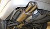 Fox Edelstahl Sportauspuff Audi A8 u. S8 D2 Typ 4D für Modelle mit AHK 2x76mm rund eingerollt abgeschrägt mit Absorber - Abb. 6