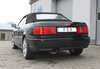 Fox Edelstahl Sportauspuff Audi 80/90 89 B3 Limousine Coupe und B4 Cabrio 2x76mm rund scharf gerade - Abb. 2