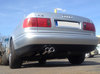 Fox Edelstahl Racing-Komplettanlage ab Kat Audi A8 D2 Typ 4D 2x76mm rund eingerollt abgeschrägt mit Absorber - Abb. 2