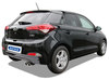 Bastuck Edelstahl Sportauspuff inkl. Adapter auf Serie Hyundai i20 Typ GB 1.0l T-GDI ab Bj. 2016 2x76mm rund eingerollt abgeschrägt