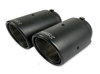 BULL-X Carbon Endrohrsatz zum Aufstecken 2x89mm rund abgeschrägt (nur für EGO-X Anlagen)