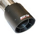 Borla ATAK Edelstahl Duplex Sportauspuff Ø70mm-System Chevrolet Camaro SS V8 Modelljahr 2016-17 je 114mm rund abgeschrägt aus Carbon mit schwarzem Inlet - Abb. 2