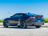 Borla S-TYPE Edelstahl Duplex Sportauspuff Ø70mm-System Chevrolet Camaro SS V8 Modelljahr 2016-17 je 114mm rund abgeschrägt aus Carbon mit schwarzem Inlet - Abb. 3