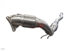 BULL-X Edelstahl Ø76mm Downpipe mit Sport-Kat Ø76mm Audi TT Typ 8J 155kW - Abb. 2