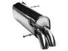 Bastuck Edelstahl Sportauspuff Seat Ibiza 6F FR-Line ab Bj. 2017 2x63mm Diesel-Optik