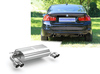 Eisenmann Edelstahl Duplex Sportauspuff BMW 3er F30 F31 Limousine u. Touring 330i je 2x76mm rund scharf gerade
