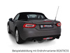 Remus Edelstahl Duplex Racing-Komplettanlage ab Kat Fiat 124 Spider 1.4l 103kW inkl. Endrohrsatz nach Wahl