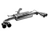 Bastuck Edelstahl Duplex Sportauspuff mit Klappensteuerung Kia Ceed 3 Typ CD 1.6l T-GDI je 2x90mm rund doppelwandig gerade