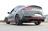 FOX Edelstahl Ø76mm Duplex Sportauspuff-Komplettanlage ab OPF Hyundai i30N Performance Fastback OPF Typ PD ab 2018 je 114mm rund doppelwandig abgeschrägt in schwarz