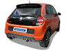 Bastuck Edelstahl Duplex Sportauspuff inkl. Flexrohr Renault Twingo 3 GT ab Bj. 2014 je 85mm rund doppelwandig