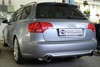 Fox Edelstahl Duplex Racing-Komplettanlage ab Kat Audi A4 B7 3.2l quattro Typ 8E Limousine/Avant je 90mm rund eingerollt abgeschrägt mit Absorber - Abb. 8