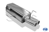 Fox Edelstahl Sportauspuff Audi 80 B4 Limousine/Avant 2.0-2.8l 2x76mm rund eingerollt