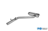 Fox Edelstahl Sportauspuff Trabant 1.1l Limousine u. Kombi 1x55mm rund Ausgang hinten