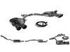 Bastuck Edelstahl Duplex Sportauspuff-Komplettanlage ab Kat mit Klappensteuerung Audi A4 B9 2.0l TFSI Quattro je 2x90mm rund eingerollt (bis 2018)