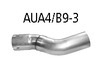 Bastuck Edelstahl Verbindungsrohr hinten Audi A5 B9 Typ F5 2.0l TFSI Quattro