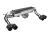 Bastuck Edelstahl Duplex Sportauspuff mit Klappensteuerung BMW M2 F87 bis 06/2018 je 2x85mm rund eingerollt gerade aus Carbon
