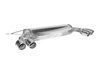 Bastuck Edelstahl Duplex Sportauspuff inkl. Verbindungsrohr BMW 3er E92 Coupe 335i 335d je 2x76mm rund eingerollt abgeschrägt