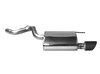 Bastuck Edelstahl Sportauspuff links Ford Mustang 6 bis 2018 5.0l GT u. 2.3l EcoBoost 100mm rund eingerollt abgeschrägt aus Carbon