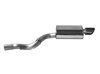 Bastuck Edelstahl Sportauspuff rechts Ford Mustang 6 bis 2018 5.0l GT u. 2.3l EcoBoost 100mm rund eingerollt abgeschrägt aus Carbon