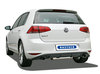 Bastuck Edelstahl Duplex Sportauspuff inkl. Adapter auf Serie VW Golf 7 GTI inkl. Clubsport je 85mm rund doppelwandig gerade - Abb. 3
