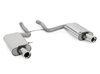 Fox Edelstahl Duplex Sportauspuff Audi A4 Cabrio B6 B7 quattro je 100mm rund eingerollt abgeschrägt mit Absorber - Abb. 2