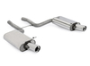 Fox Edelstahl Duplex Sportauspuff Audi A4 Cabrio B6 B7 quattro je 100mm rund eingerollt abgeschrägt mit Absorber