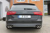 Fox Edelstahl Duplex Sportauspuff Audi A6 4G Typ C7 2.0l TFSI 2.8l FSI + quattro je 2x90mm rund eingerollt mit Absorber - Abb. 9