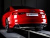 Ragazzon Edelstahl Duplex Racing-Komplettanlage ab Kat Audi A5 B9 Typ 5F Coupe 2.0l TFSI Quattro je 102mm rund eingerollt abgeschrägt
