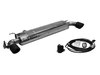 Bastuck Edelstahl Duplex Sportauspuff inkl. Klappensteuerung BMW 1er F40 118i je 100mm rund eingerollt abgeschrägt aus Carbon