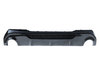 Bastuck Heckschürzeneinsatz schwarz für Endrohr rechts u. links BMW 1er F40 116i 118i (Mod. mit M-Paket)