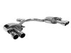 Bastuck Edelstahl Duplex Sportauspuff Audi S5 B9 Typ F5 bis 2018 je 2x90mm rund eingerollt abgeschrägt