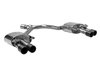 Bastuck Edelstahl Duplex Sportauspuff Audi S5 B9 Typ F5 bis 2018 je 2x90mm rund eingerollt gerade aus Carbon