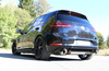 FOX Edelstahl Duplex Sportauspuff VW Golf 7 GTI 230PS Facelift je 100mm rund doppelwandig abgeschrägt - Abb. 2