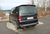 Fox Edelstahl Duplex Sportauspuff VW T5 4motion Caravelle Kombi Multivan je 2x80mm rund eingerollt gerade mit Absorber