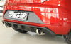 Rieger Heckeinsatz ABS/schwarz matt für Seat Leon 5F FR Facelift - Abb. 6