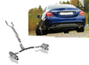 Fox Edelstahl Duplex Racing-Sportauspuffanlage ab Kat Mercedes C-Klasse 205 C43 AMG