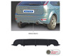 Bastuck Heckschürzenansatz in Carbon-Optik für Einfach-Endrohr Ford Focus 2 Facelift ab Bj.07