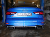 Hurricane V2 Edelstahl Duplex Sportauspuff-Komplettanlage ab Kat mit Klappensteuerung Ø89mm Audi RS3 8V Limousine Facelift inkl. Endrohrsatz nach Wahl - Abb. 2