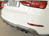 Rieger Heckeinsatz ABS/Carbon Look für je 2x 90x72mm ovale Endrohre rechts/links Audi S3 8V Limousine Cabrio - Abb. 2