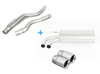 Remus Edelstahl Sportauspuff-Komplettanlage ab Kat BMW 4er F32 F36 420i Coupe und Gran Coupe 2x76mm rund gerade