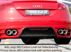 Rieger Heckansatz mit Gitter ABS/Carbon-Optik für Audi TT 8J ohne S-Line für Doppelendrohr links/rechts - Abb. 6