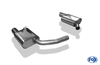 Fox Edelstahl Duplex Sportauspuff Audi A5 B8 8T 3.2l inkl. S-Line je 1x100mm rund eingerollt abgeschrägt mit Absorber - Abb. 4