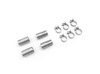 Fox Edelstahl Duplex Racing-Komplettanlage ab Kat Audi A4 B8 8K quattro 2.0l inkl. S-Line je 1x100mm rund eingerollt abgeschrägt mit Absorber - Abb. 7